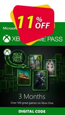 3 Month Xbox Game Pass Xbox One Coupon, discount 3 Month Xbox Game Pass Xbox One Deal. Promotion: 3 Month Xbox Game Pass Xbox One Exclusive offer for iVoicesoft