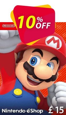 10% OFF Nintendo eShop £15 card Nintendo 3DS/DS/Wii/Wii U Discount