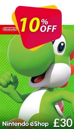 10% OFF Nintendo eShop Card - £30 Discount