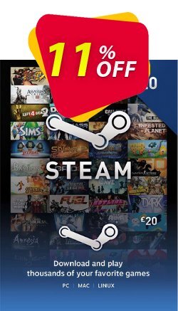 Steam Wallet Top-up £20 GBP Deal