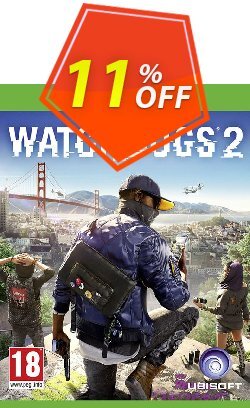 11% OFF Watch Dogs 2 Xbox One Coupon code