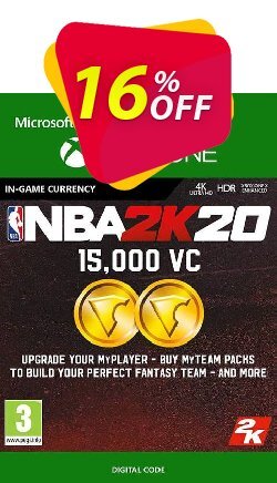 NBA 2K20: 15,000 VC Xbox One Deal