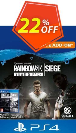 Tom Clancy's Rainbow Six Siege - Year 5 Pass PS4 - UK  Coupon discount Tom Clancy's Rainbow Six Siege - Year 5 Pass PS4 (UK) Deal - Tom Clancy's Rainbow Six Siege - Year 5 Pass PS4 (UK) Exclusive offer 