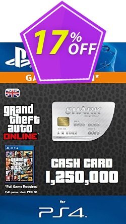 Grand Theft Auto Online - GTA V 5 : Great White Shark Cash Card PS4 Coupon discount Grand Theft Auto Online (GTA V 5): Great White Shark Cash Card PS4 Deal - Grand Theft Auto Online (GTA V 5): Great White Shark Cash Card PS4 Exclusive offer 