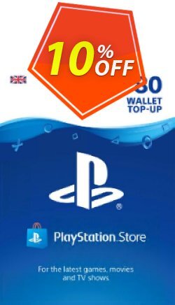 10% OFF Playstation Network - PSN Card - £80 - UK  Coupon code