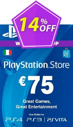 Playstation Network (PSN) Card - 75 EUR (Italy) Deal