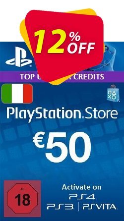 PlayStation Network - PSN Card - 50 EUR - Italy  Coupon discount PlayStation Network (PSN) Card - 50 EUR (Italy) Deal - PlayStation Network (PSN) Card - 50 EUR (Italy) Exclusive offer 