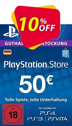 PlayStation Network (PSN) Card - 50 EUR (Germany) Deal