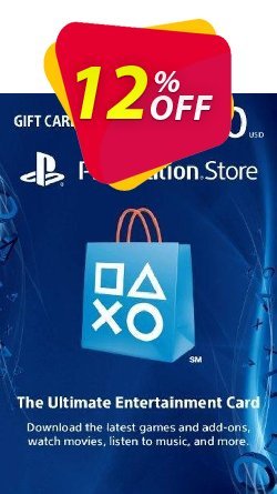 12% OFF $50 PlayStation Store Gift Card - PS Vita/PS3/PS4 Code Coupon code