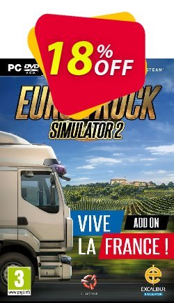 18% OFF Euro Truck Simulator 2 PC - Vive la France DLC Discount