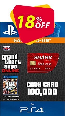 Grand Theft Auto Online - GTA V 5 Red Shark Cash Card PS4 Coupon discount Grand Theft Auto Online (GTA V 5) Red Shark Cash Card PS4 Deal - Grand Theft Auto Online (GTA V 5) Red Shark Cash Card PS4 Exclusive offer 