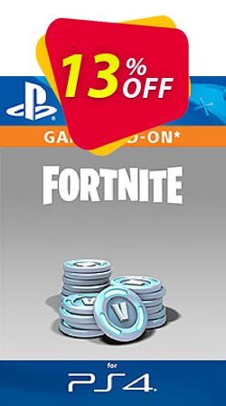 13% OFF Fortnite - 2,500 -  300 Bonus V-Bucks PS4 Coupon code