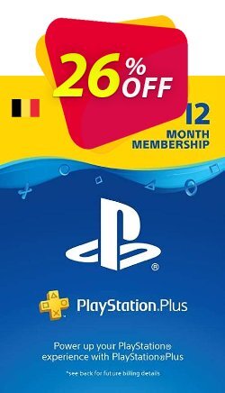 26% OFF Playstation Plus - PS+ - 12 Month Subscription - Belgium  Coupon code