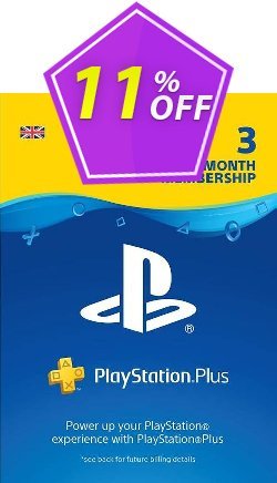 PlayStation Plus - 3 Month Subscription (UK) Deal