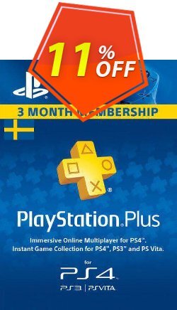 Playstation Plus - 3 Month Subscription (Sweden) Deal