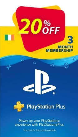 PlayStation Plus - 3 Month Subscription (Ireland) Deal