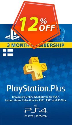 Playstation Plus - 3 Month Subscription - Finland  Coupon discount Playstation Plus - 3 Month Subscription (Finland) Deal - Playstation Plus - 3 Month Subscription (Finland) Exclusive offer 