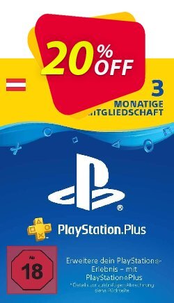 PlayStation Plus (PS+) - 3 Month Subscription (Austria) Deal