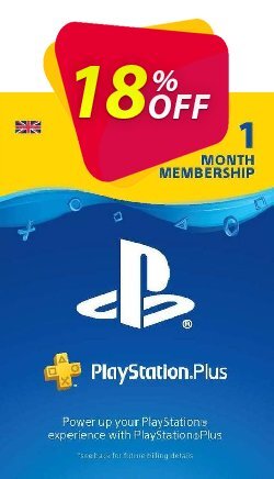 PlayStation Plus (PS+) - 1 Month Subscription (UK) Deal