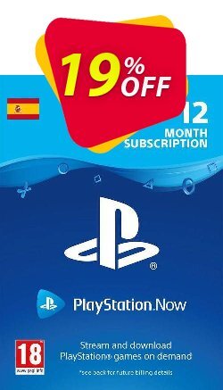 PlayStation Now 12 Month Subscription (Spain) Deal