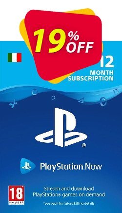 PlayStation Now 12 Month Subscription (Italy) Deal