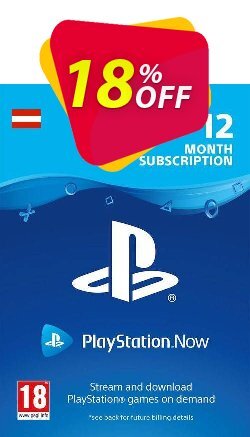 PlayStation Now 12 Month Subscription (Austria) Deal