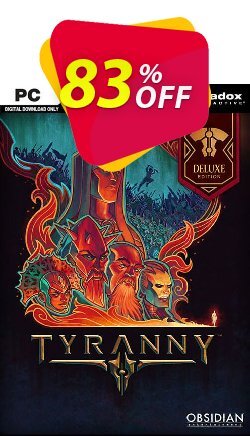 83% OFF Tyranny Deluxe Edition PC Discount