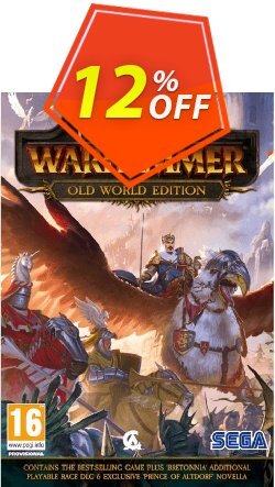 12% OFF Total War Warhammer - Old World Edition PC Coupon code