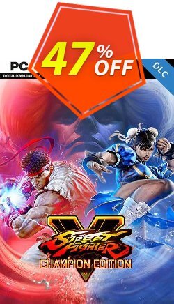 47% OFF Street Fighter V 5 PC - Champion Edition Upgrade Kit DLC Discount