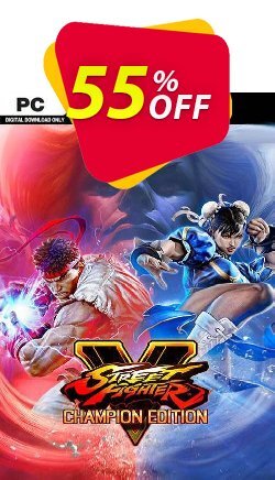 55% OFF Street Fighter V 5 - Champion Edition PC Coupon code