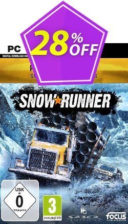 28% OFF SnowRunner: Premium Edition PC Coupon code