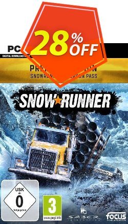 28% OFF SnowRunner: Premium Edition PC Coupon code