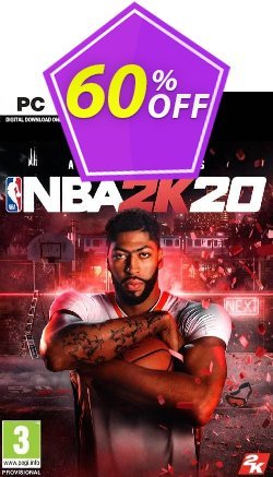60% OFF NBA 2K20 PC - EU  Discount