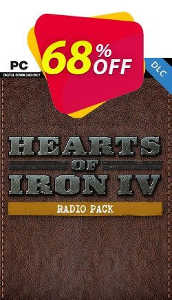 Hearts of Iron IV 4 PC: Radio Pack DLC Coupon discount Hearts of Iron IV 4 PC: Radio Pack DLC Deal - Hearts of Iron IV 4 PC: Radio Pack DLC Exclusive offer for iVoicesoft