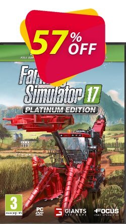 Farming Simulator 17 Platinum Edition PC Coupon discount Farming Simulator 17 Platinum Edition PC Deal - Farming Simulator 17 Platinum Edition PC Exclusive offer 