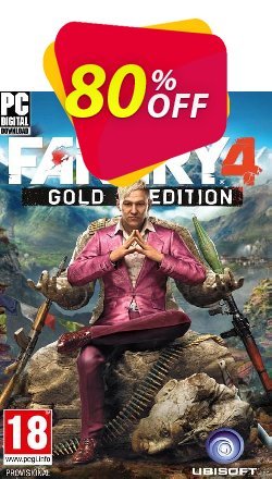 80% OFF Far Cry 4 Gold Edition PC Coupon code