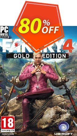 80% OFF Far Cry 4 Gold Edition PC Coupon code