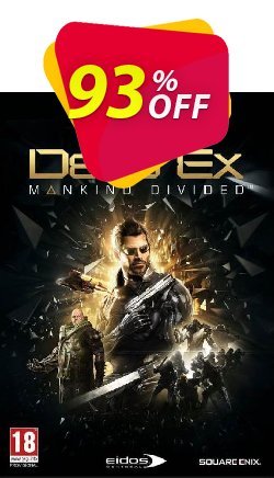 93% OFF Deus Ex: Mankind Divided PC Coupon code