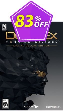 83% OFF Deus Ex Mankind Divided Digital Deluxe Edition PC Coupon code