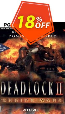 18% OFF Deadlock II Shrine Wars PC Coupon code