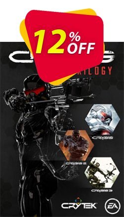 12% OFF Crysis Trilogy PC Coupon code