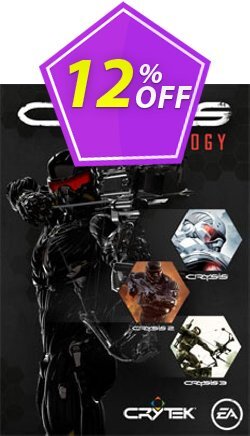 12% OFF Crysis Trilogy PC Coupon code