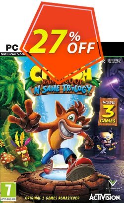 Crash Bandicoot N. Sane Trilogy PC Coupon discount Crash Bandicoot N. Sane Trilogy PC Deal - Crash Bandicoot N. Sane Trilogy PC Exclusive offer 