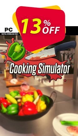 13% OFF Cooking Simulator PC Coupon code
