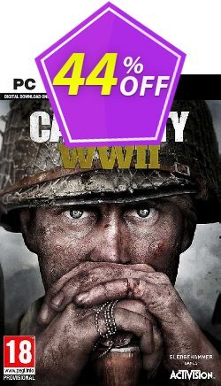 44% OFF Call of Duty - COD WWII/2 PC - EU  Coupon code