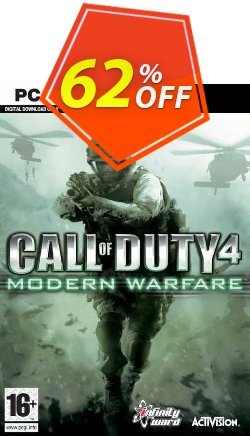 62% OFF Call of Duty 4 - COD : Modern Warfare PC Coupon code