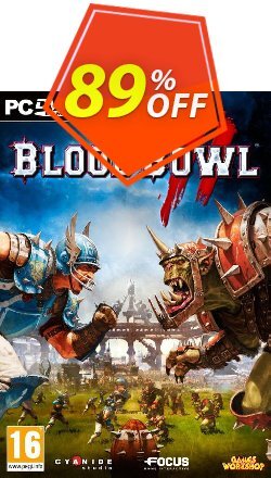 89% OFF Blood Bowl 2 PC Coupon code