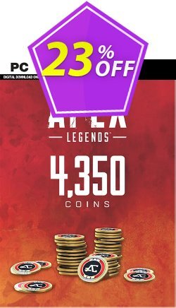 23% OFF Apex Legends 4350 Coins VC PC Coupon code