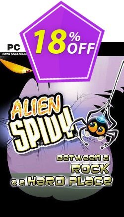 18% OFF Alien Spidy Between a Rock and a Hard Place PC Coupon code