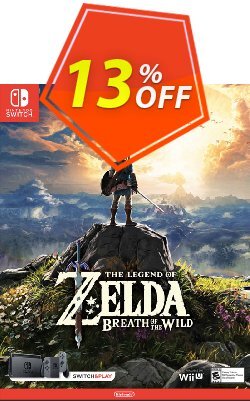 13% OFF The Legend of Zelda - Breath of the Wild Switch Coupon code